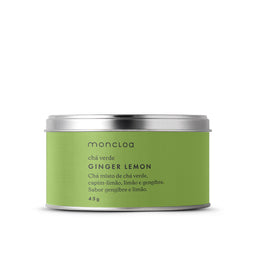 Chá Verde Ginger Lemon Moncloa Lata 45g
