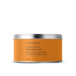 Chá Infusão de Frutas Orange Sky Moncloa Lata 65g