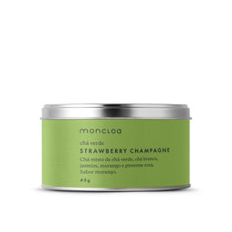 Chá Verde Strawberry Champagne Moncloa Lata 45g
