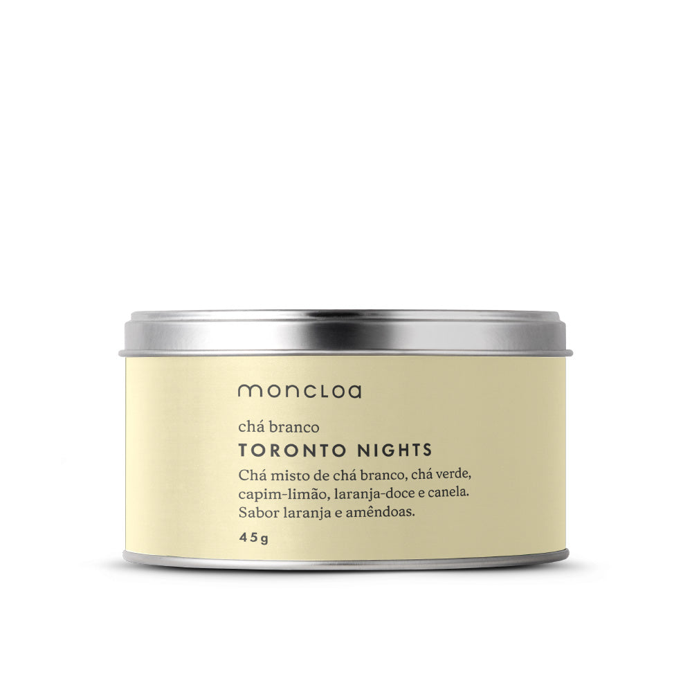 Chá Branco Toronto Nights Moncloa Lata 45g