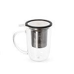 Caneca de Vidro com Infusor 350ml- Trendy Duo Cup - Moncloa
