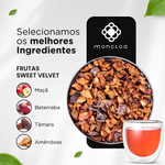 Chá Infusão de Frutas Sweet Velvet Moncloa Lata 65g