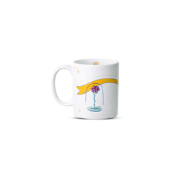 Caneca de Chá de Cerâmica Pequeno Principe Moncloa Branco 300ml