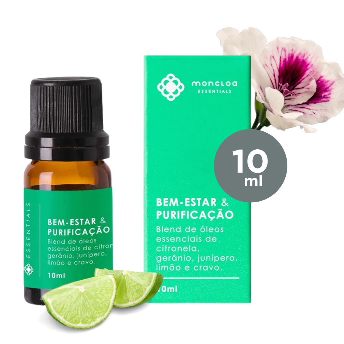 Óleo Essencial Bem-estar e Purificação Moncloa 10ml - VENCIMENTO 11/2025