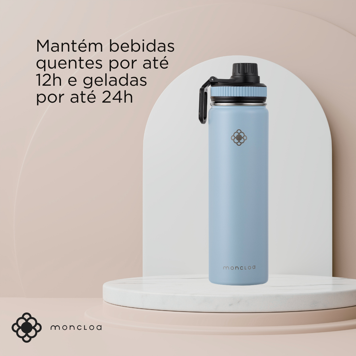 Garrafa Térmica T-Bottle Moncloa 650mL