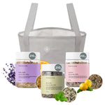 Spa dos Pés Kit 3 Escalda Pés Esfoliantes + Bacia pra Pés