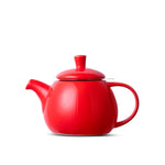 Bule de Chá de Cerâmica com Infusor Egg Duo Teapot Moncloa Vermelho 790ml