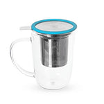 Caneca de Vidro com Infusor 350ml- Trendy Duo Cup - Moncloa