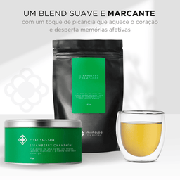 Chá Verde Strawberry Champagne Moncloa Pouch 45g