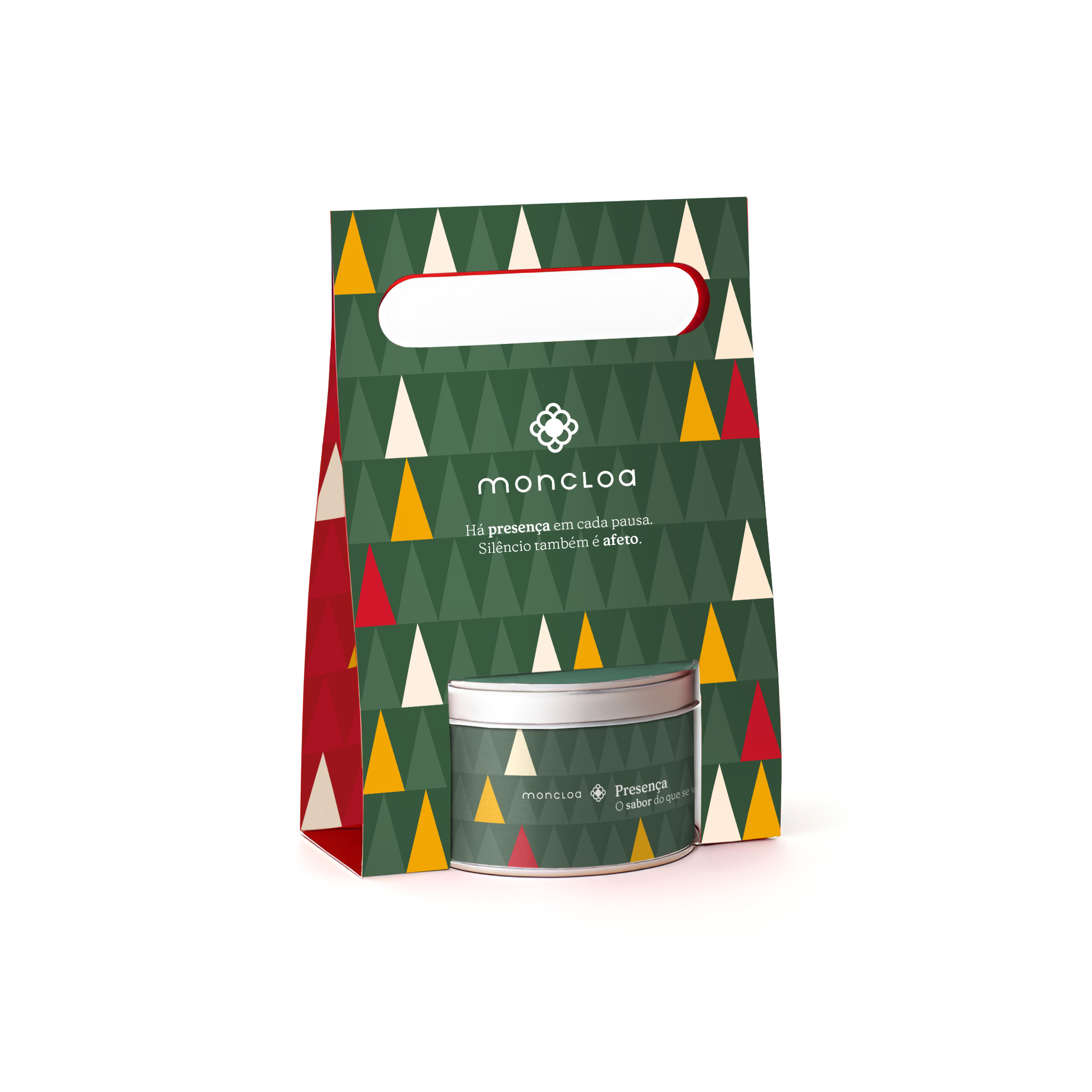Lata de Natal 2025 Moncloa - Edição Especial Lollipop com Suporte para Lata