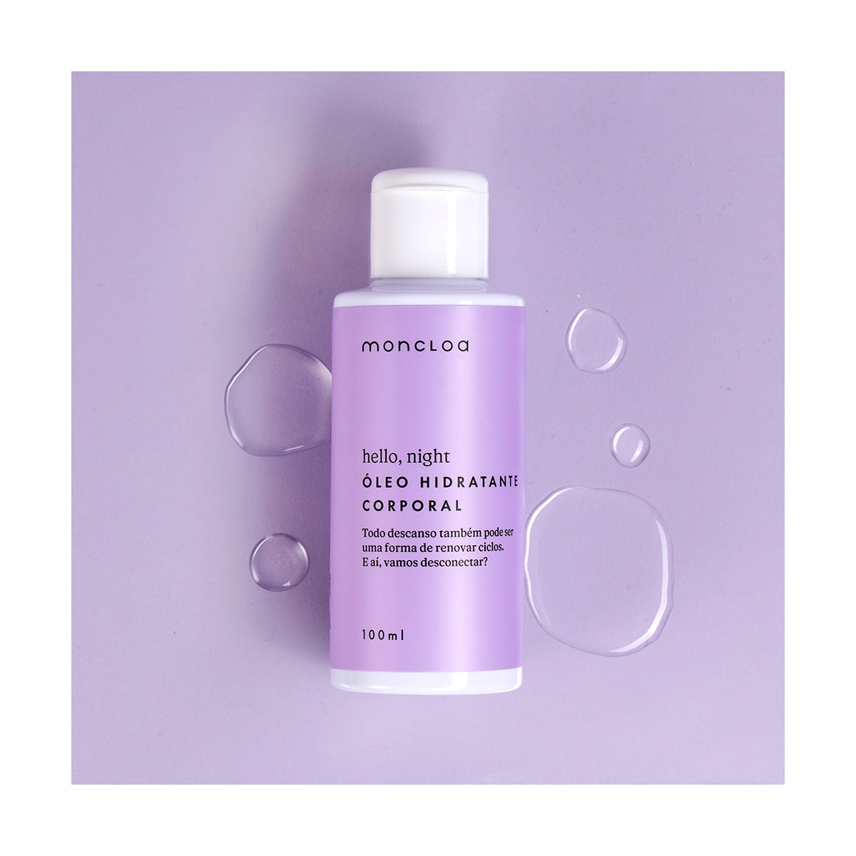 Óleo Hidratante Corporal - Hello. night Moncloa 100ml