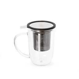 Caneca de Vidro com Infusor 350ml- Trendy Duo Cup - Moncloa