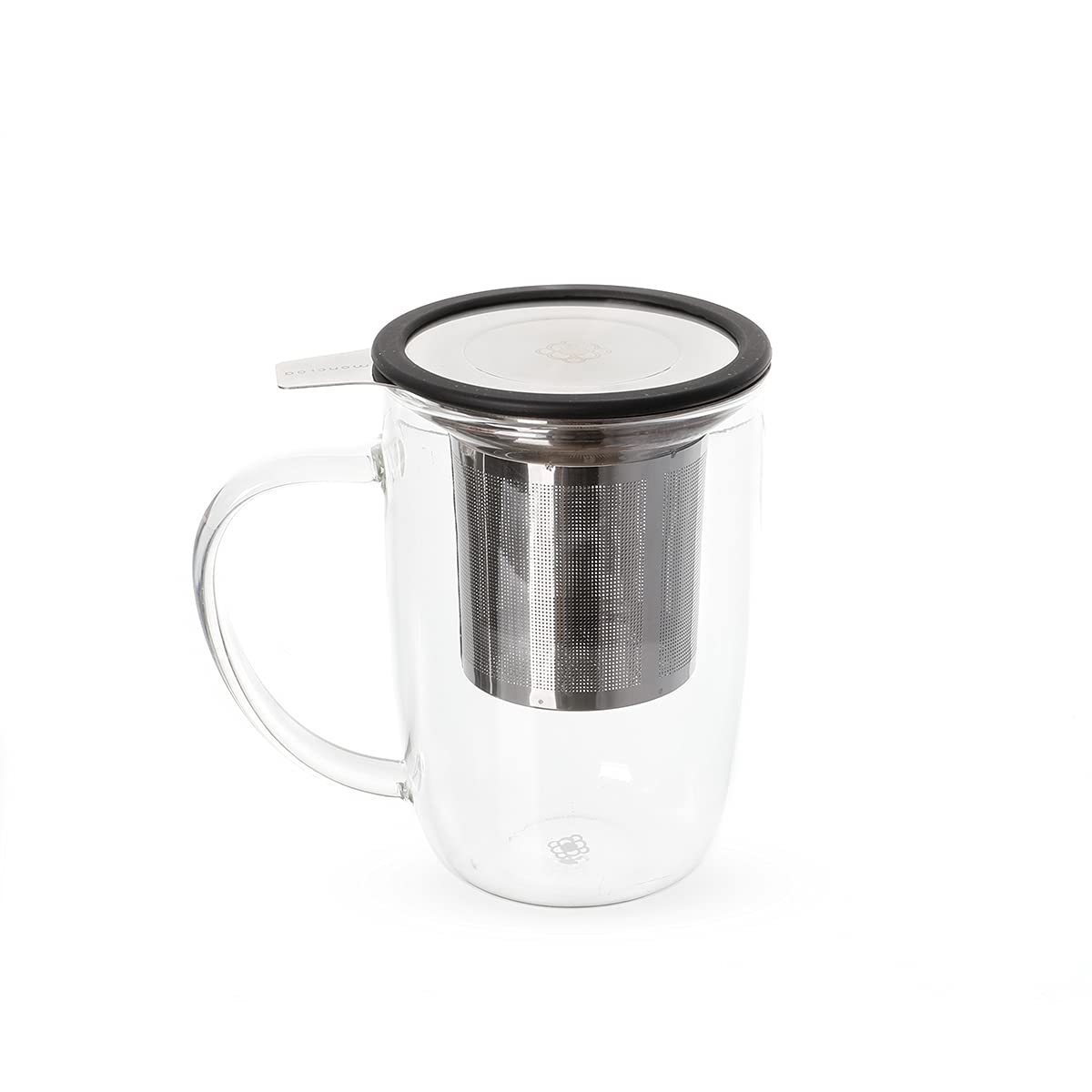 Caneca de Vidro com Infusor 350ml- Trendy Duo Cup - Moncloa