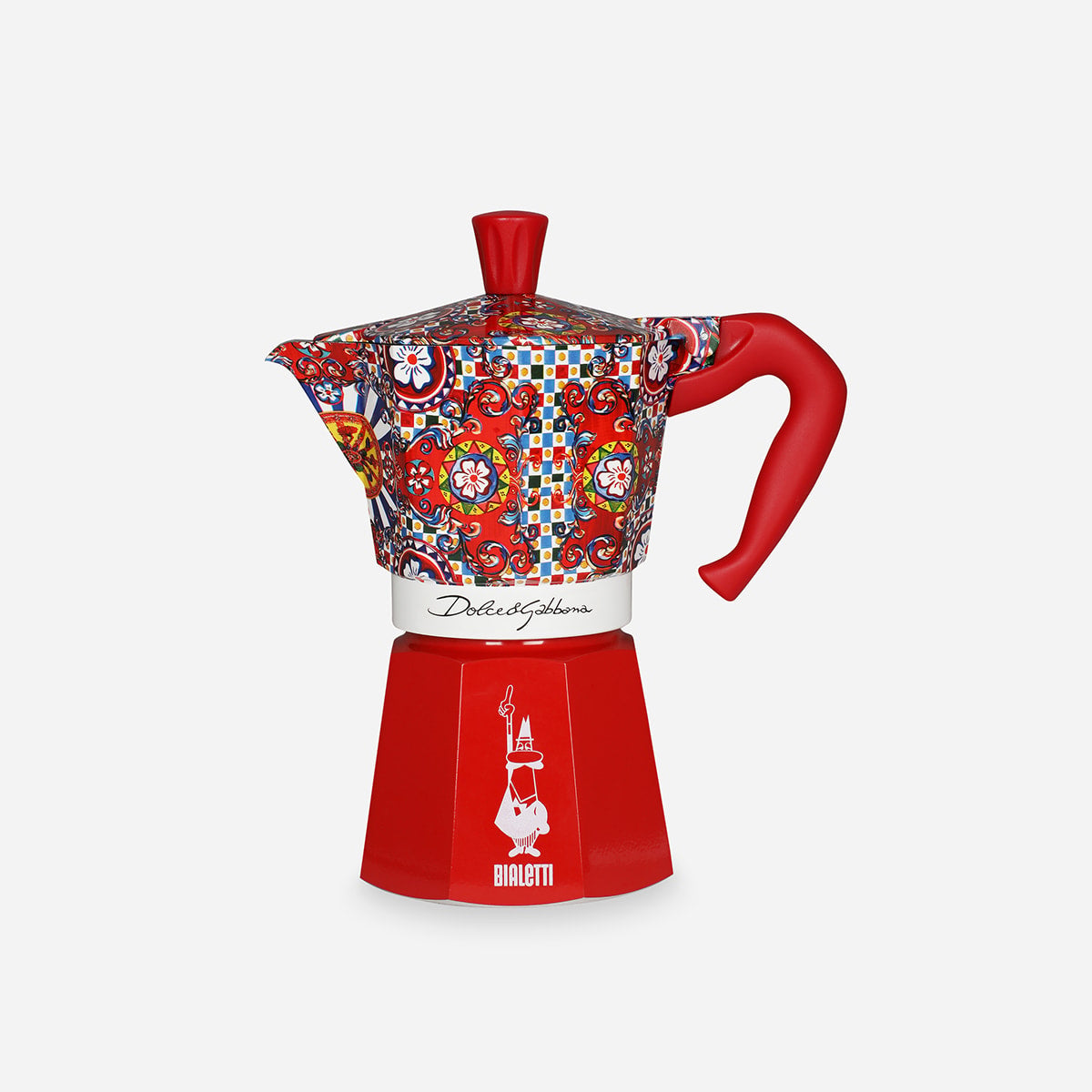 Cafeteira Moka Dolce & Gabbana 6 Xícaras 270ml Bialetti Vermelha
