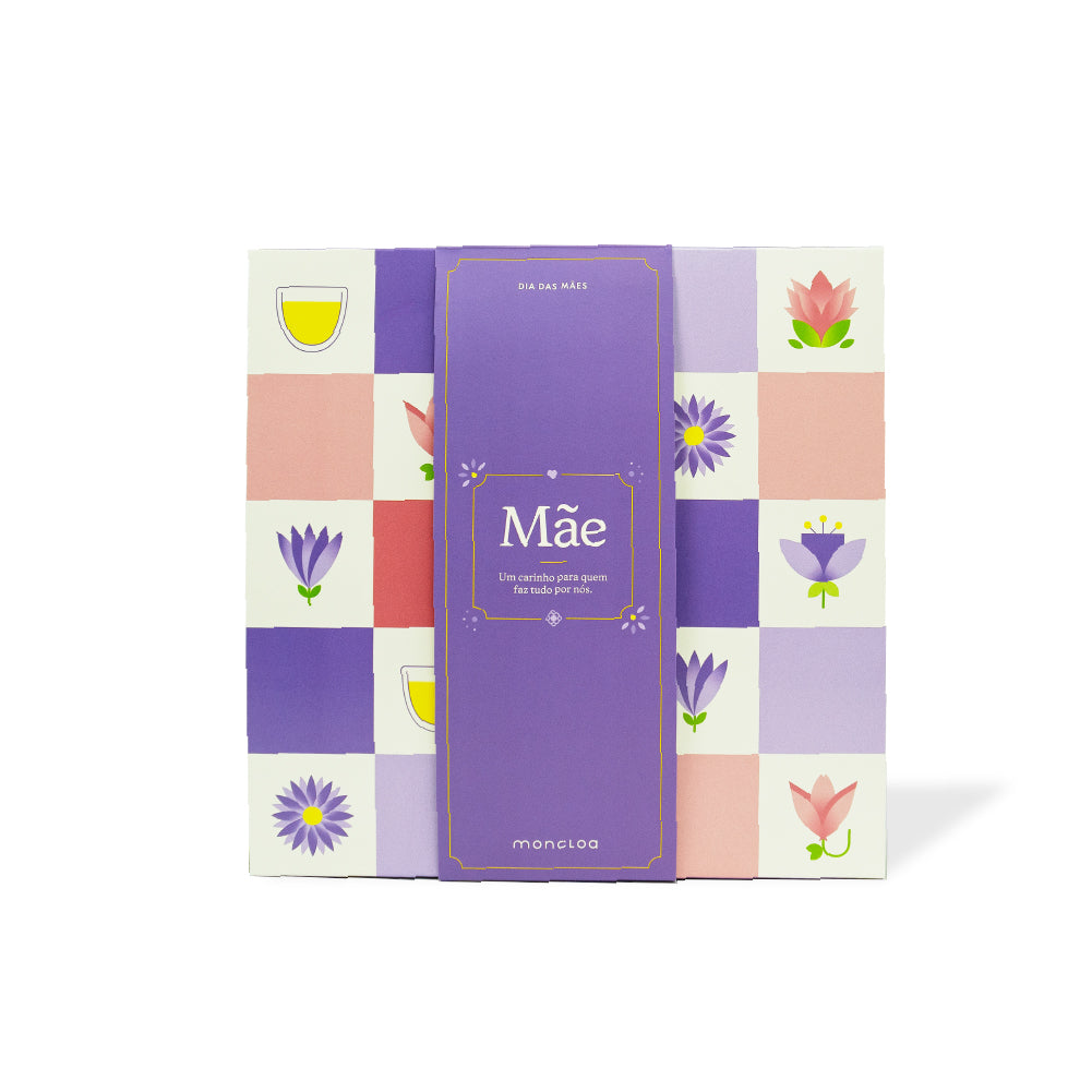 Kit Carinho Dia Das Mães Infusor Lollipop, colher medidora, vela aromática, duas mini latas Dream On e Strawberry Champa