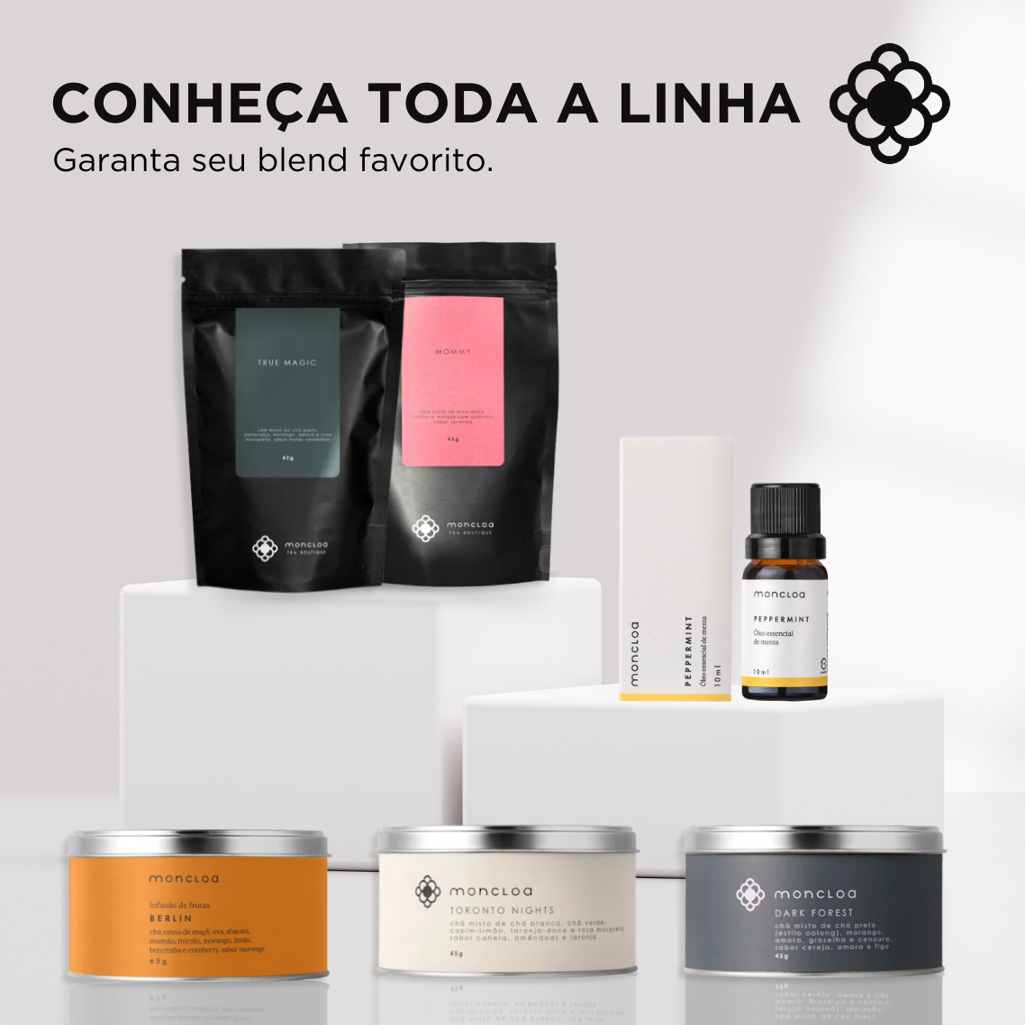 Óleo Essencial Puro de Peppermint Moncloa 10ml