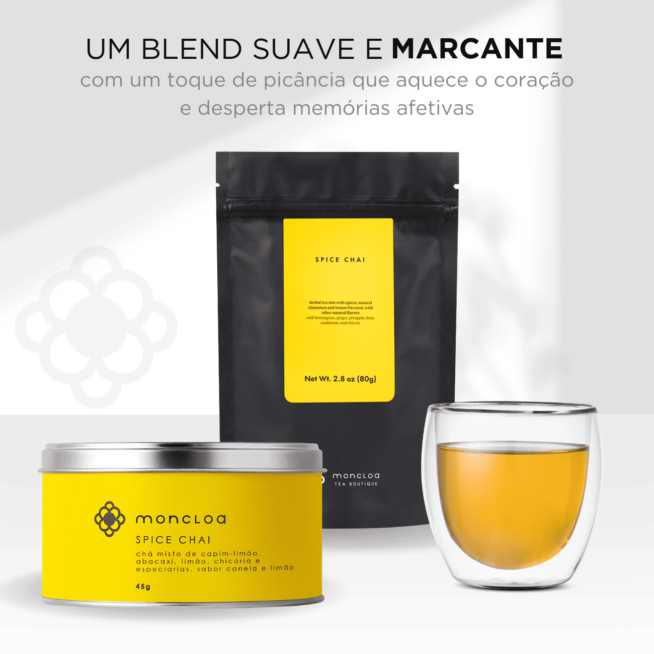 Chá Infusão de Ervas Spice Chai Moncloa Pouch 45g