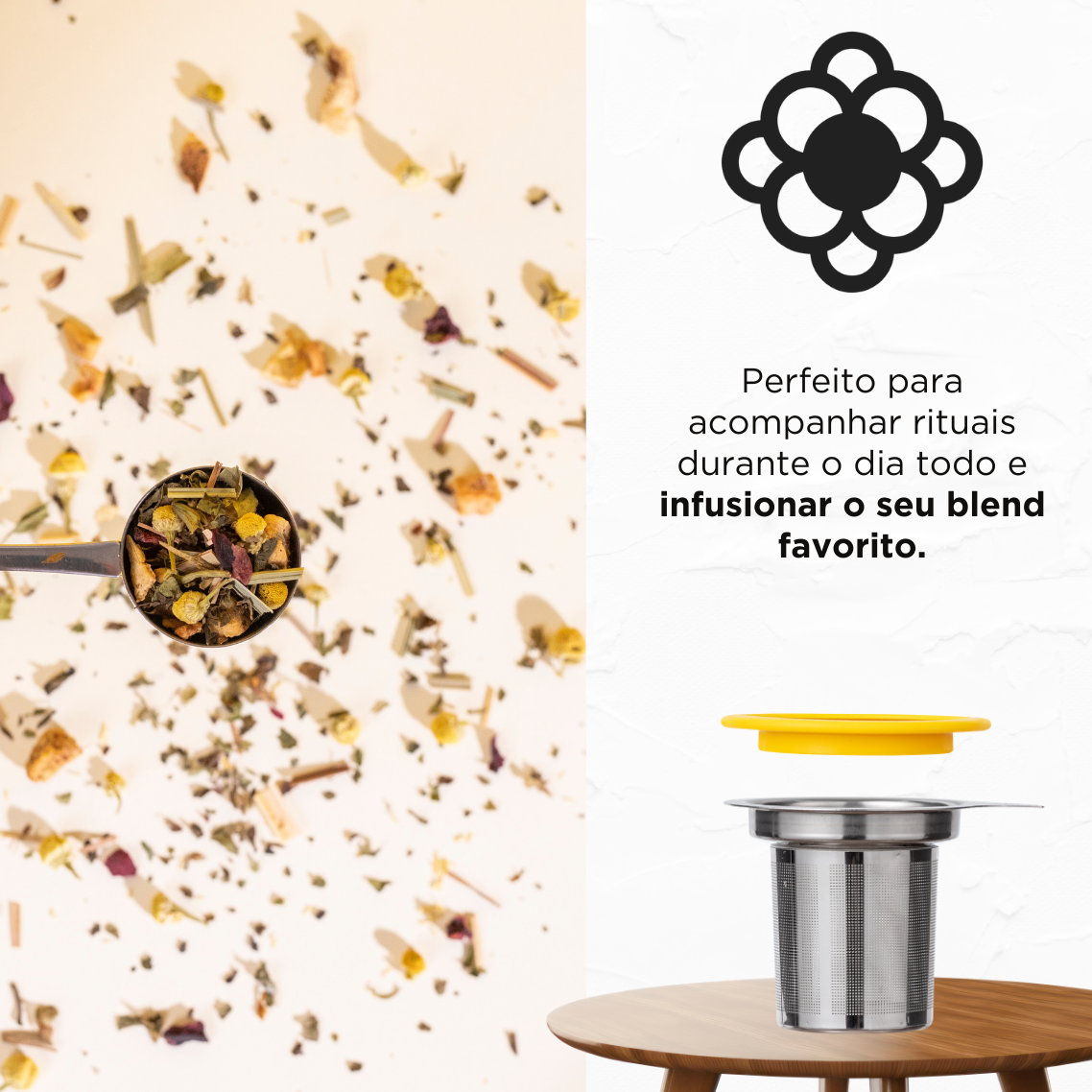 Infusor Para Chá Inox - Moncloa - Fair Infuser Com Tampa
