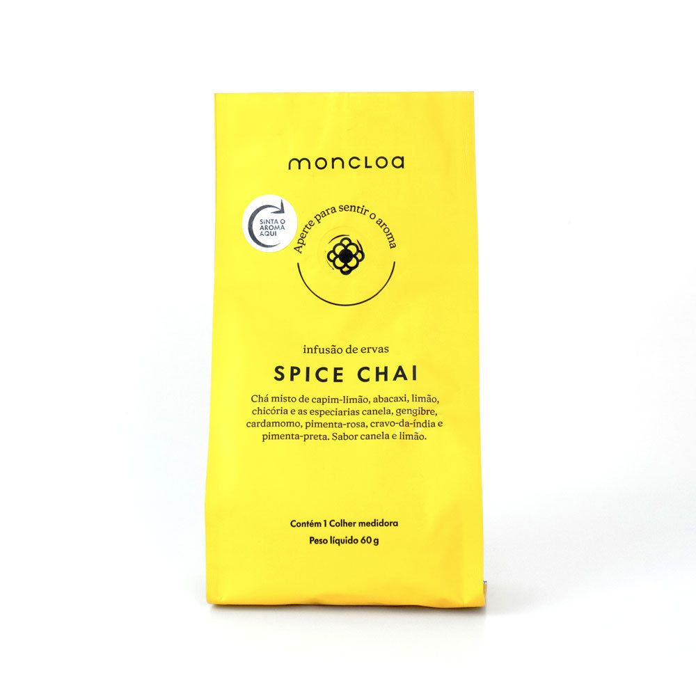 Chá Infusão de Ervas Spice Chai Moncloa Pouch Valvulado 60g