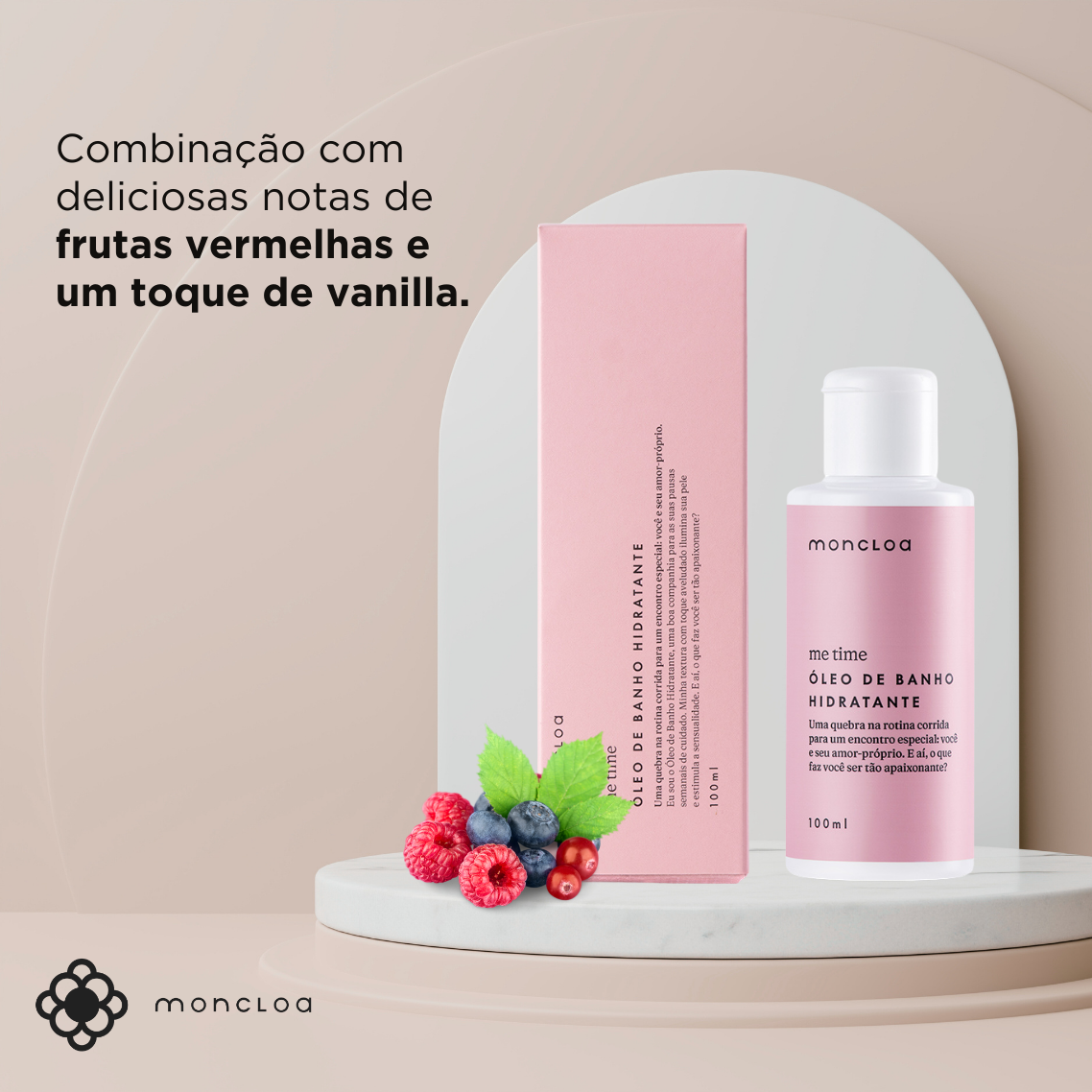 Óleo de Banho Hidratante Me Time Moncloa 100ml