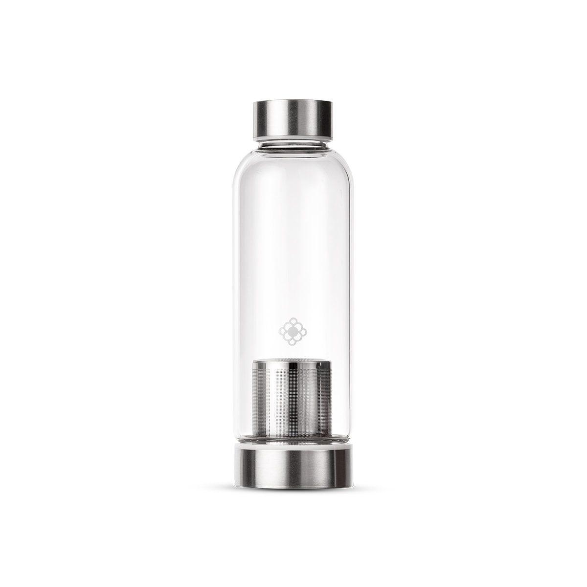 Garrafa de Vidro Com Infusor para Chá e Água Saborizada 450ml Moncloa