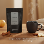 Pouch Chá Preto Wonderland Moncloa com benefícios: Energia e Humor, Equilíbrio Glicêmico, Foco e Energia