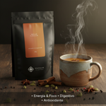 Pouch Chá Preto Indian Flavour Moncloa com benefícios: Energia e Foco, Digestivo, Antioxidante