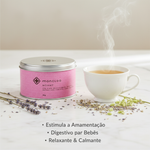 Lata Chá Mommy Moncloa com benefícios: Estimula a Amamentação, Digestivo para Bebês, Relaxante e Calmante