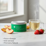 Lata Chá Verde Anaberry Moncloa com benefícios: Foco e Energia, Anti-estresse, Pré-treino Natural